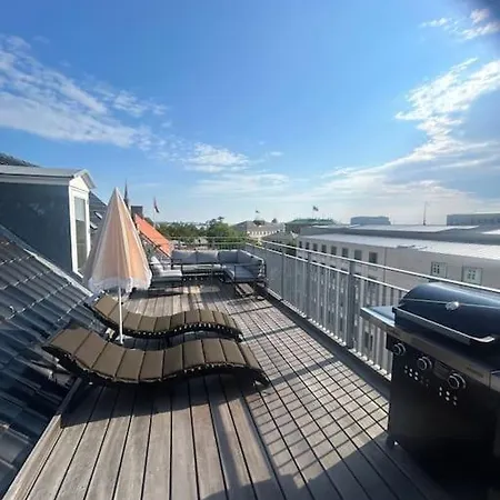 Kings Apt, Doublex W Water View & Private Terrasse 코펜하겐