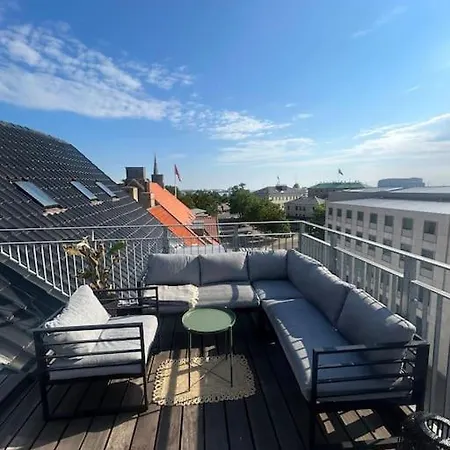 Kings Apt, Doublex W Water View & Private Terrasse * Copenhaga