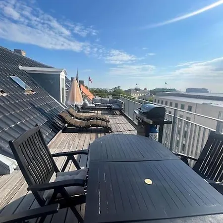 Kings Apt, Doublex W Water View & Private Terrasse Copenhague